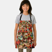 Farbenfrohe Kaugummi Kunst Schürze (Insitu)