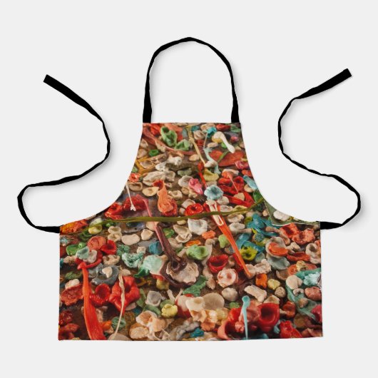 Farbenfrohe Kaugummi Kunst Schürze (Vorderseite)