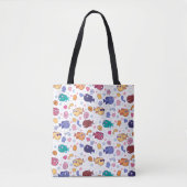 Farbenfrohe Kawaii Fish Tote Tasche - Adortable Oc (Vorderseite)