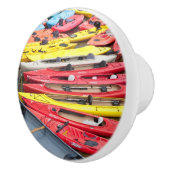 Farbenfrohe Kayaks Keramikknauf (Rechts)