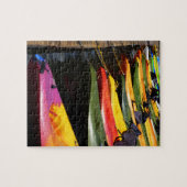Farbenfrohe Kayaks-Puzzle Puzzle (Horizontal)