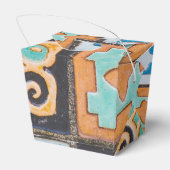 Farbenfrohe Keramik Fliesen Muster Design Geschenkschachtel (Rückseite)