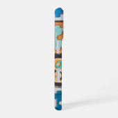 Farbenfrohe Keramik Fliesen Muster Design iPhone 16 Hülle (Rechte Seite)