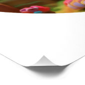 Farbenfrohe Keramik Kitty Kat Poster (Ecke)