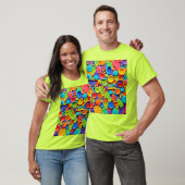 Farbenfrohe Keramik Kunst T-Shirt (Unisex)