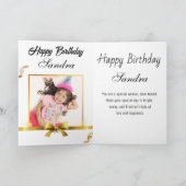 Farbenfrohe Kerzen Gerne zum Geburtstag Karte (Innenseite)