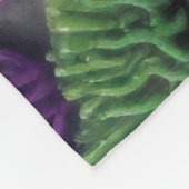 Farbenfrohe Khalde Zeichnend Fische Fleecedecke (Ecke)