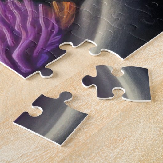 Farbenfrohe Khalde Zeichnend Fische Puzzle (Seite)