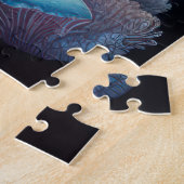 Farbenfrohe Khalde Zeichnend Quallen Puzzle (Seite)