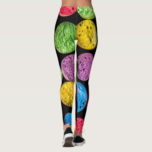 Farbenfrohe Khalle Leggings (Rückseite)