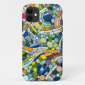 Farbenfrohe Kies Mosaik Kunst Case-Mate iPhone Hülle (Rückseite)