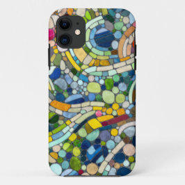 Farbenfrohe Kies Mosaik Kunst Case-Mate iPhone Hülle