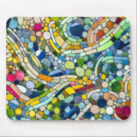 Farbenfrohe Kies Mosaik Kunst Mousepad<br><div class="desc">Farbenfrohe Kies Mosaik Kunst</div>