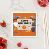Farbenfrohe Kinder Kostüm Halloween-Party Serviette (Beispiel)