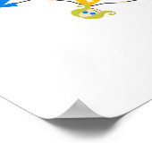 Farbenfrohe Kinder Poster (Ecke)