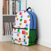 Farbenfrohe Kinder Schulrucksack Bedruckter Rucksack