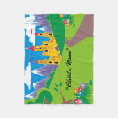 Farbenfrohe KinderBurg Design Fleece Blanket (Vorderseite)
