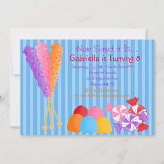 Farbenfrohe Kindergeburtstag-Einladung Einladung