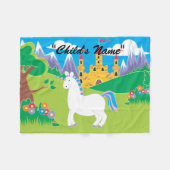 Farbenfrohe Kinderharmonika Design Fleece Blanket (Vorderseite (Horizontal))