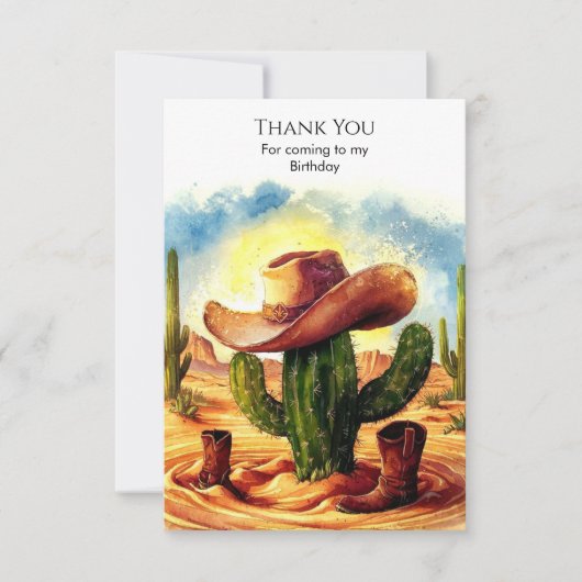 Farbenfrohe Kindermädchen Geburtstag Dankeskarte (Vorderseite)