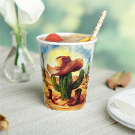 Farbenfrohe Kindermädchen Geburtstag Pappbecher