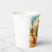 Farbenfrohe Kindermädchen Geburtstag Pappbecher (Rechts)