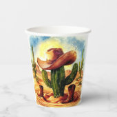 Farbenfrohe Kindermädchen Geburtstag Pappbecher (Vorderseite)