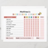 Farbenfrohe KinderVerhaltensdiagramm zur Verbesser (Vorne/Hinten)