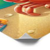 Farbenfrohe Kinderzimmer Poster (Ecke)