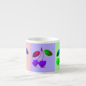 Farbenfrohe Kirchen - Pop Art Espressotasse (Vorderseite)