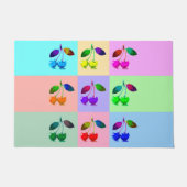 Farbenfrohe Kirchen - Pop Art Fußmatte (Vorderseite)