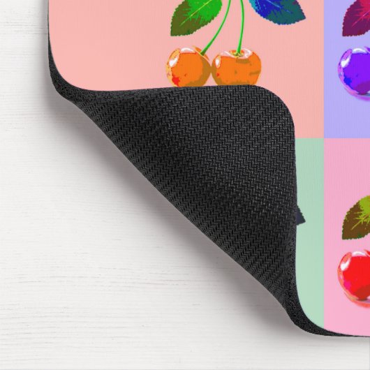 Farbenfrohe Kirchen - Pop Art Mousepad (Ecke)