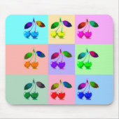 Farbenfrohe Kirchen - Pop Art Mousepad (Vorne)