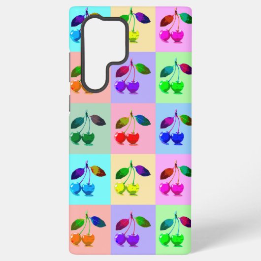 Farbenfrohe Kirchen - Pop Art Samsung Galaxy Hülle (Rückseite)