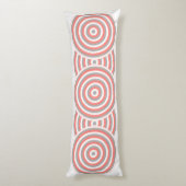 Farbenfrohe Kissen mit kreisförmigem Design (Rückseite (Vertikal))