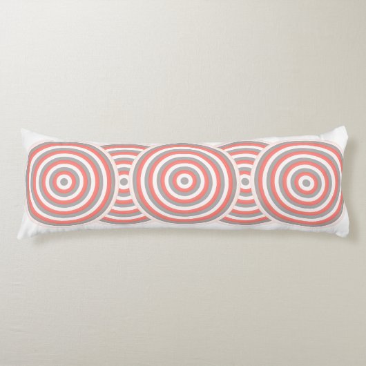 Farbenfrohe Kissen mit kreisförmigem Design (Vorderseite)