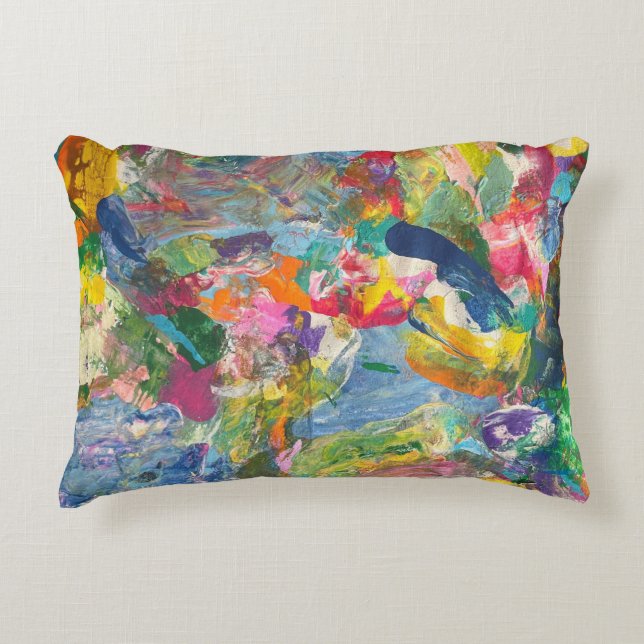 Farbenfrohe Kissendekor Ästhetik Dreamy Kissen (Vorderseite)