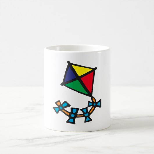 Farbenfrohe Kite-Kaffee-Tasse Kaffeetasse
