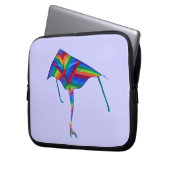 Farbenfrohe Kite-Laptop-Schnürsenkel Laptopschutzhülle (Vorderseite Links)