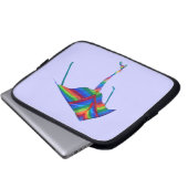 Farbenfrohe Kite-Laptop-Schnürsenkel Laptopschutzhülle (Vorne Knopf)