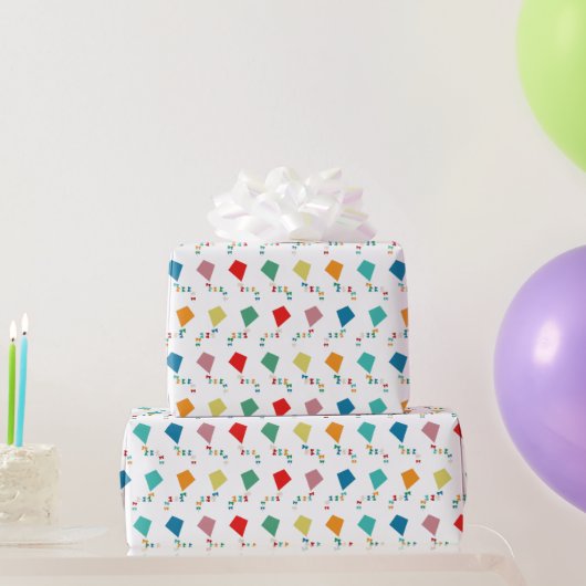 Farbenfrohe Kites Geschenkpapier (Partygeschenke)