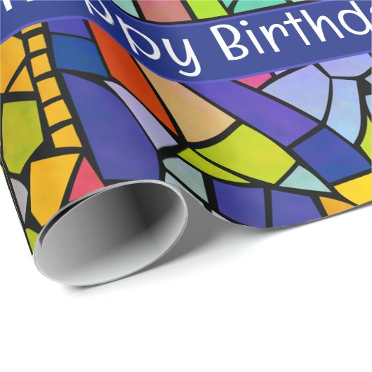 Farbenfrohe Kitesurfwand - Big Text für Kinder ode Geschenkpapier (Rolleneckpunkt)