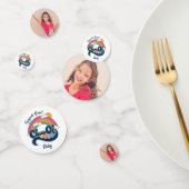 Farbenfrohe Klasse 2025 Abschluss Foto Confetti Konfetti (Gruppe)