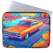 Farbenfrohe Klassik Ride Design Laptopschutzhülle (Vorderseite)