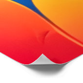 Farbenfrohe Klassik Ride Design Poster (Ecke)