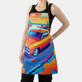 Farbenfrohe Klassik Ride Design Schürze (InSitu)
