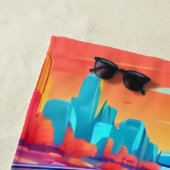 Farbenfrohe Klassik Ride Design Strandtuch (Beispiel)