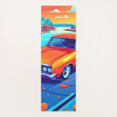 Farbenfrohe Klassik Ride Design Yogamatte (Rückseite)