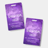 Farbenfrohe Klassik zurück zur Schule Ausweis (Vorder- & Rückseite)