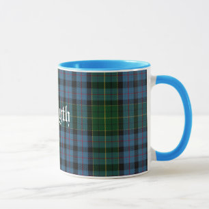 Farbenfrohe klassische Clan Forsyth Tartan Kariert Tasse